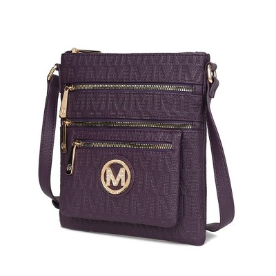 MKF Collection Jessy M Signature Handbag Vegan Leather Women’s Crossbody Bag by Mia K