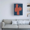 Trademark Fine Art - Elena Ristova  blue rust 70 Canvas Art - 2 of 4