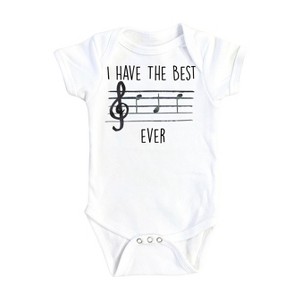 Best Dad Musician - Baby Boy Girl Clothes Infant Onesie® Funny Cute Newborn GS1 - 1 of 1
