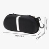 Zipper Hook Yype Eyeglasses Case 6.3"x2.28"x2.91" Black 1 Pc - 4 of 4