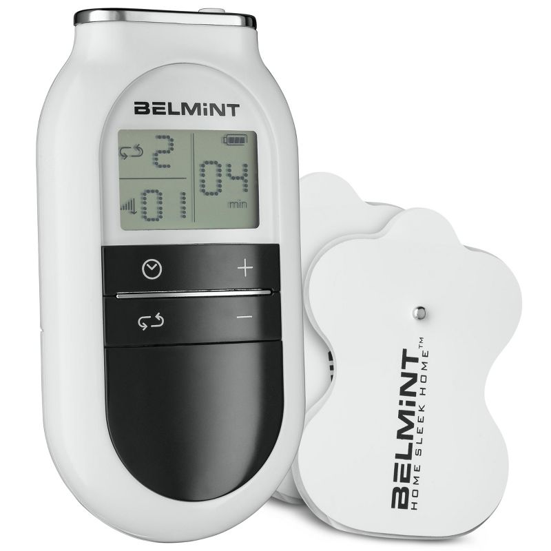 Belmint Tens unit Electronic Pulse Massager with 5 Preset Modes for Tension Relief, 1 of 4