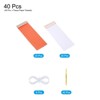 Unique Bargains Home Party Decoration Tassel Garland Banner DIY Kits 40 Pcs - 3 of 4