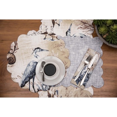 Tan Coastal Cotton Runner with Reversible Design