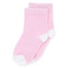 Sleep On It Infant & Toddler Girls 2-Piece Super Soft Jersey Snug-Fit Pajama Set with Matching Socks - 4 of 4