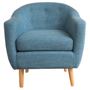 Naveen Club Chair - Muted Blue - Christopher Knight Home