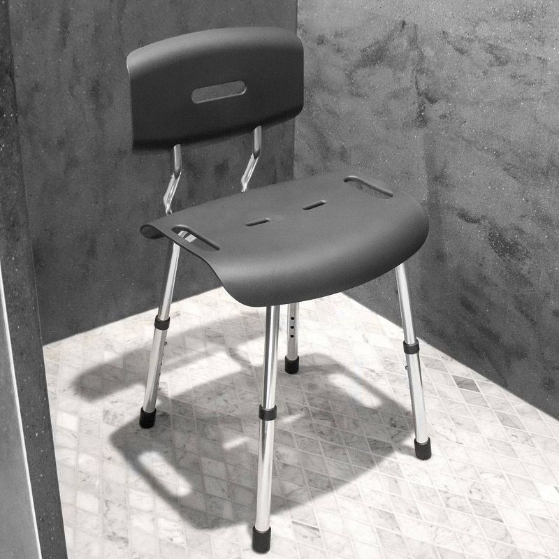 Heavy Duty Non-Slip Alum Tub and Shower Chair - HealthSmart, 4 of 7