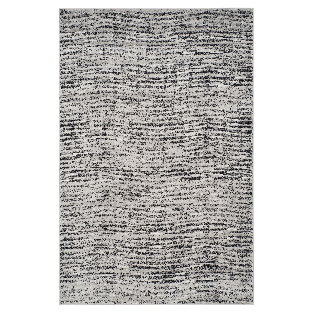 Adirondack Rug - Black/Silver - (4'x6') - Safavieh