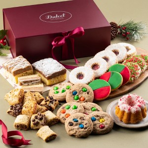 Christmas Gift Baskets, Christmas Bakery Cookies and Treats Collection, Gourmet Gift Baskets for Friends, Manager, and Family by Dulcet Gift Baskets - 1 of 4