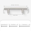 3-in,76mm Center to Center Brushed Nickel Iron Rectangular Handle Drawer Pulls,30 Pack - 3 of 4