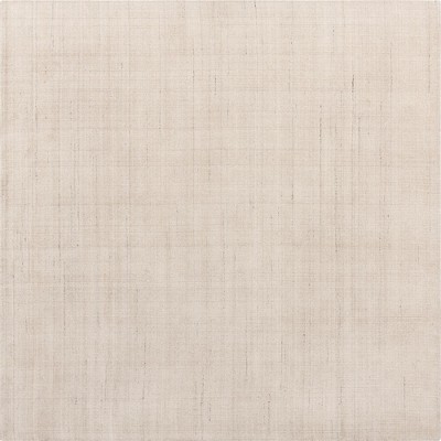Vanilla Bean Hand-Knotted Wool Square Rug