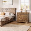 Tribesigns Wood Nightstand with 3 Drawers, Farmhouse Bedside Table with Storage for Bedroom and Small Spaces, Easy Assembly - 3 of 4
