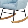 NicBex Accent Chair Rocking Chair Modern Glider Rocking Chair Lounge Chair Comfy Chair for Bedroom, Living Room - 4 of 4