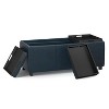 CAVINAS Faux Leather Storage Ottoman Bench with 3 Flip Over Serving Trays,Modern Storage Ottoman,Storage Benches for Living Room,Bedroom - 2 of 4