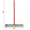 48*8in Magnesium Aluminum Alloy Concrete Float with 3 Combinable Handles, Easy to Push and Pull, Round End Concrete Bull Float Kit for Finishing - 4 of 4