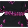 HAPPY BAY Women's Summer Vacation Beachwear Mini Swim Suit Short Beach Dress Front Tie Bathing Suit Cover Ups Large-X-Large Black Solid - 3 of 3