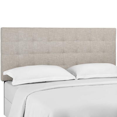 Modway Paisley Tufted King and California King Upholstered Linen Fabric Headboard