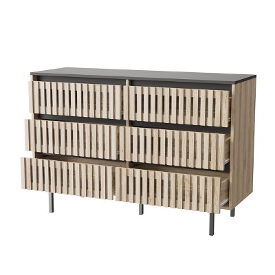 NicBex Dresser for Bedroom,Chest of Drawers with Handle Free Design,Modern Freestanding Dresser,Storage Dressers for Bedroom