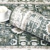 WhizMax Boho Washable Area Rugs Non-Slip Throw Rugs Vintage Carpet, Green - 4 of 4