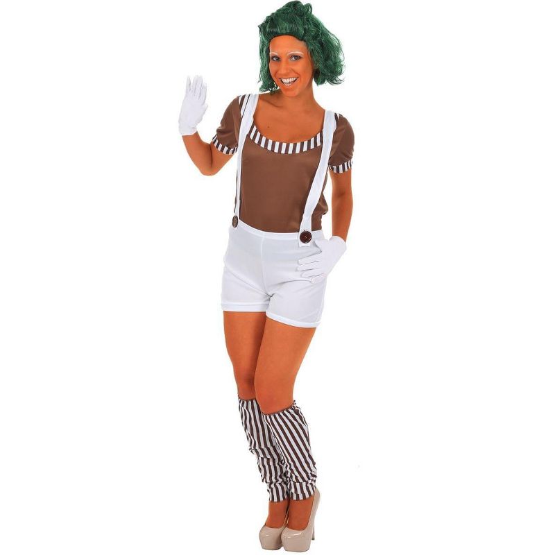 Orion Costumes Chocolate Worker Oompa Loompa Women's Costume, 1 of 2