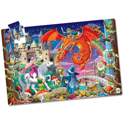 The Learning Journey Puzzle Doubles! Glow in the Dark! Fantasy (100 pieces)