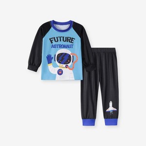 MyKids-USA Spring and Autumn Baby Kids Boys Cartoon Pattern Long Sleeves Top and Pants Casual Clothing Set - 1 of 4