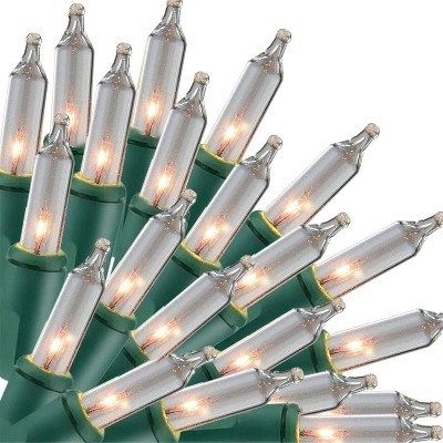 Twinkle Star 33FT 150 Incandescent Mini String Lights, UL Certified Indoor & Outdoor Lights for Christmas and Decoration