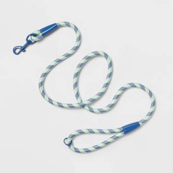 Rope Dog Leash - 5ft - Teal Blue/Navy Blue - Sun Squad™