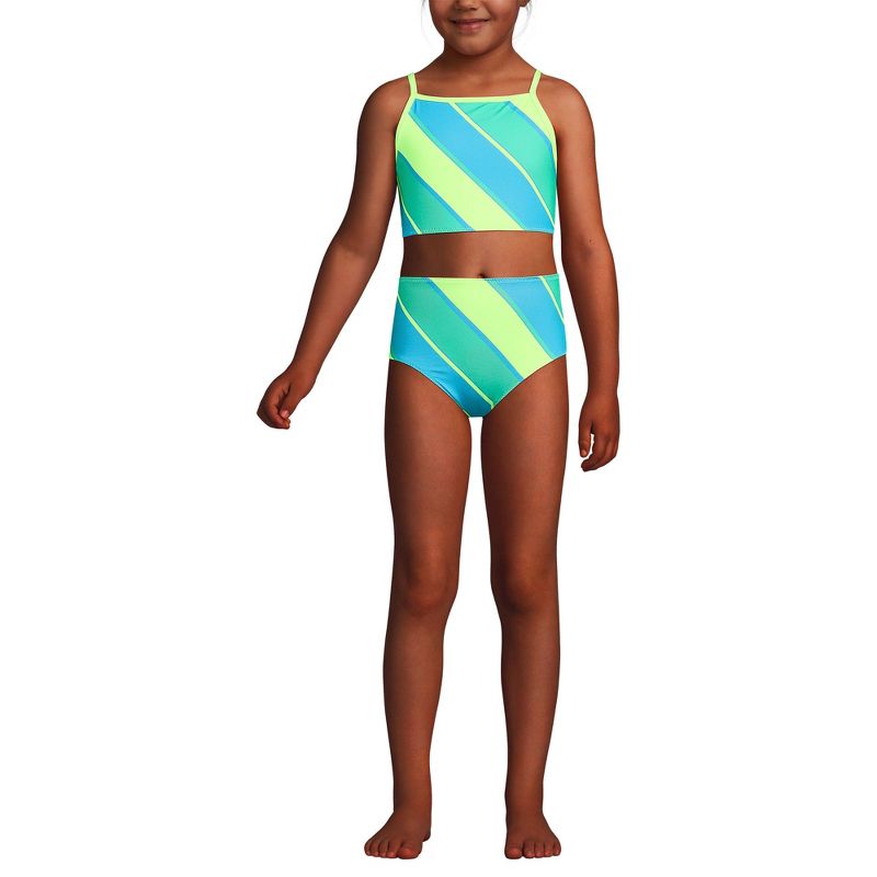 Lands' End Kids Wrap Front Bikini Swimsuit Set, 5 of 6