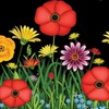 Ashley Productions® The Original Fun Mat™, Welcome Mat, 18" x 30", Wildflowers Welcome - 4 of 4
