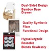 Pursonic Glamour Essentials Bundle: 5pc Studio Makeup Brush Set + False Eyelashes Extensions + Dual-Sided Vanity Mirror - 2 of 3