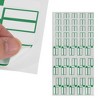 Unique Bargains P-Type Handwritten New Model Gift stickers 3.31"x1.02" Green 6 Pcs - 2 of 4