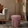 Meridian Furniture,Larson Polyester Fabric Ottoman/Stool - 2 of 4