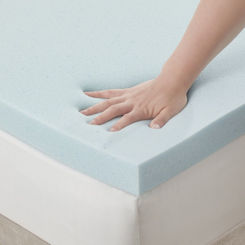 3" Gel Memory Foam Mattress Topper by Sweet Home Collection™, 3 of 7
