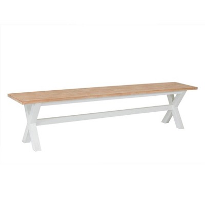 Terrance Accent Bench White - East at Main