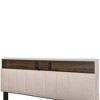 Okak Platform Bed Frame with Upholstered Storage Headboard  Bed with 2 drawers Sockets USB Ports Easy Assembly - 4 of 4