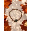 Michelle Marie Boutique's Vibrant Orange Druzy and Jasper Stretch Bracelet | Unique Gemstone Jewelry - 3 of 4