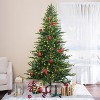 Home Imports Emporium Lujan Prelit Artificial Christmas Tree, Realistic Nordic Christmas Tree with Lights, Green - 4 of 4