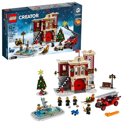 christmas lego fire station