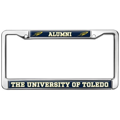 University of Toledo Alumni Logo Full Size Standard License Plate Metal Frame