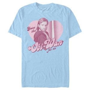 Men's Star Wars Valentine's Day You're the Obi-Wan for Me T-Shirt - 1 of 4