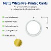 Avery® Cards, 2" Diameter, Blue Border w/ Gold Dots, 120ct - 2 of 4