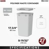 Rev-A-Shelf Polymer Replacement 27 Quart Trash Bin - 4 of 4