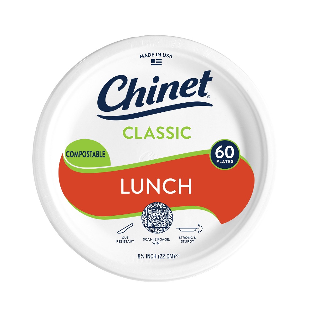 Photos - Other tableware Chinet Classic Lunch Plate 8 3/4" - 60ct