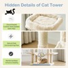 66 inch Cat Tree Tower, Large Multi-Cat Climbing ， Extended Platform, Hammock, Pet House for Indoor Cats and Kittens Play - 4 of 4