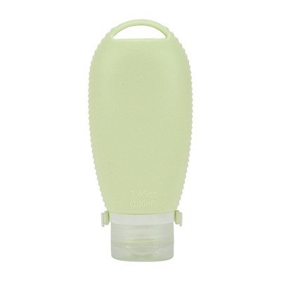 Unique Bargains Portable Hair Brush W/ Strap Silicone Pump Bottle 1 Pc