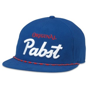 Adult Pabst Blue Ribbon Original Flat Bill Adjustable Hat - 1 of 2