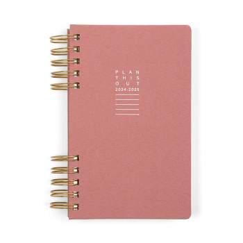 Altitude 2024-25 Weekly/Monthly Academic Planner 8"x5" Mauve Pink