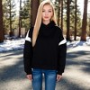 Anna-Kaci Women's Oversized Hoodie with Contrast Shoulder Stripes - 2 of 4
