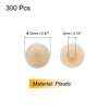 Unique Bargains Plastic Decoration Furniture White Screw Cap Covers - 2 of 3