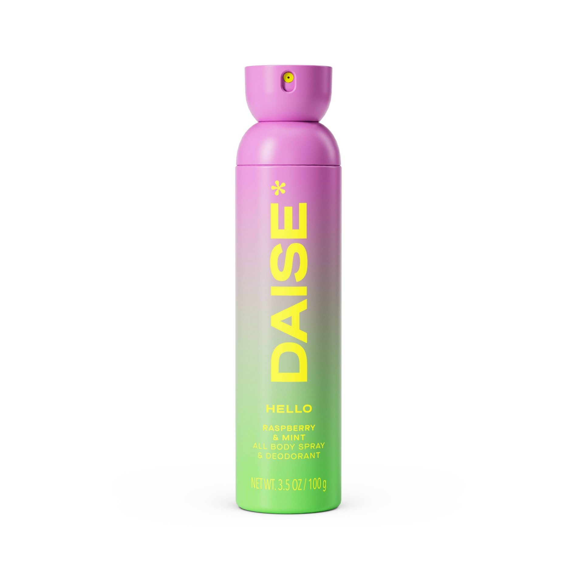 DAISE Hello Full Body Deodorant Spray - 3.5oz: Whole Body, Primary Scents Mint, Raspberry
